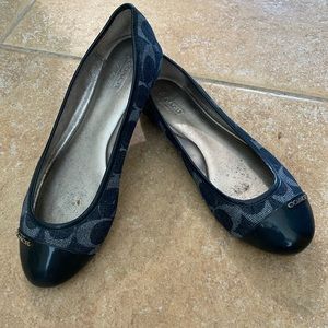 COACH Signature Flats